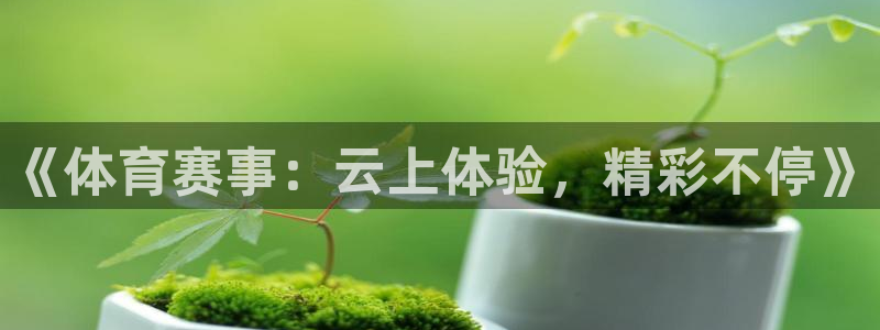 《体育赛事：云上体验，精彩不停》